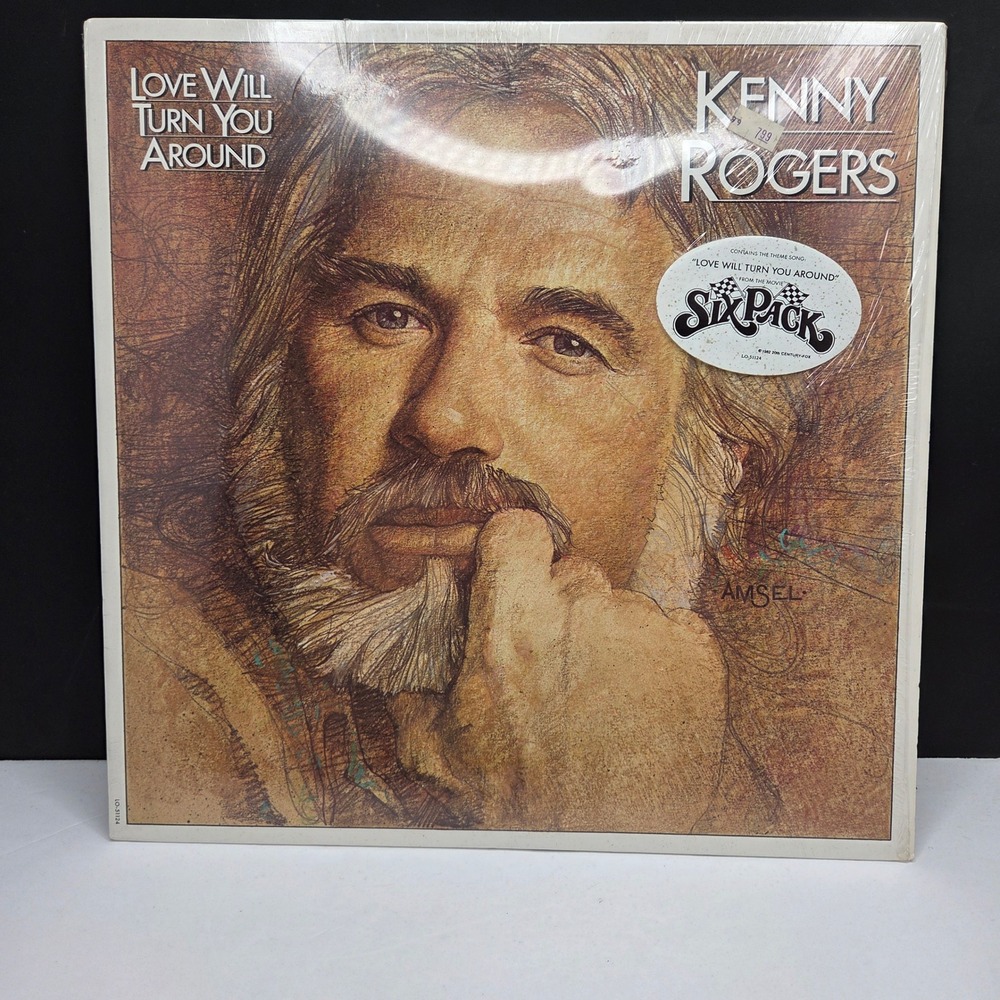 Kenny Rogers Vinyl Record Love Will Turn You Around 12" LP 1982 Country Six Pack